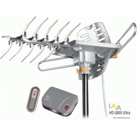 Lava LAVA HD-2605 ULTRA UHF - VHF HDTV Antenna with Remote Control HD-2605 ULTRA